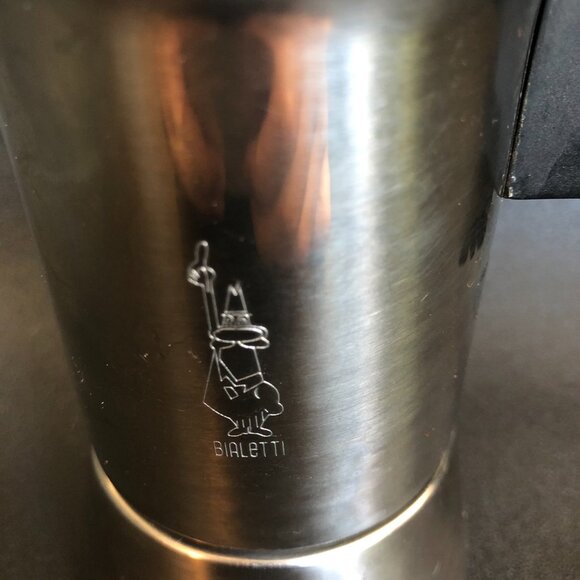 Cafetera Bialetti Espresso Coffee Maker Brewer Moka Pot 1 cup Stainless - Picture 5 of 7